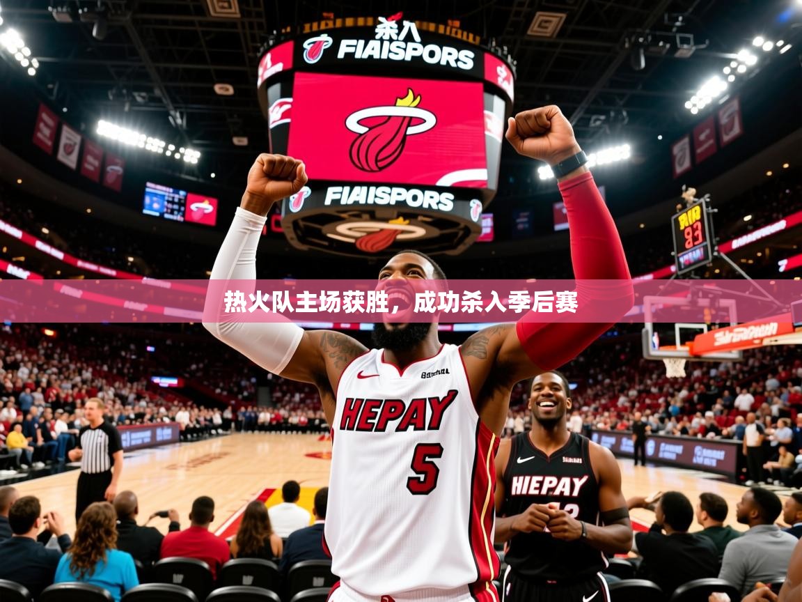 2025热火队主场获胜，成功杀入季后赛  第3张