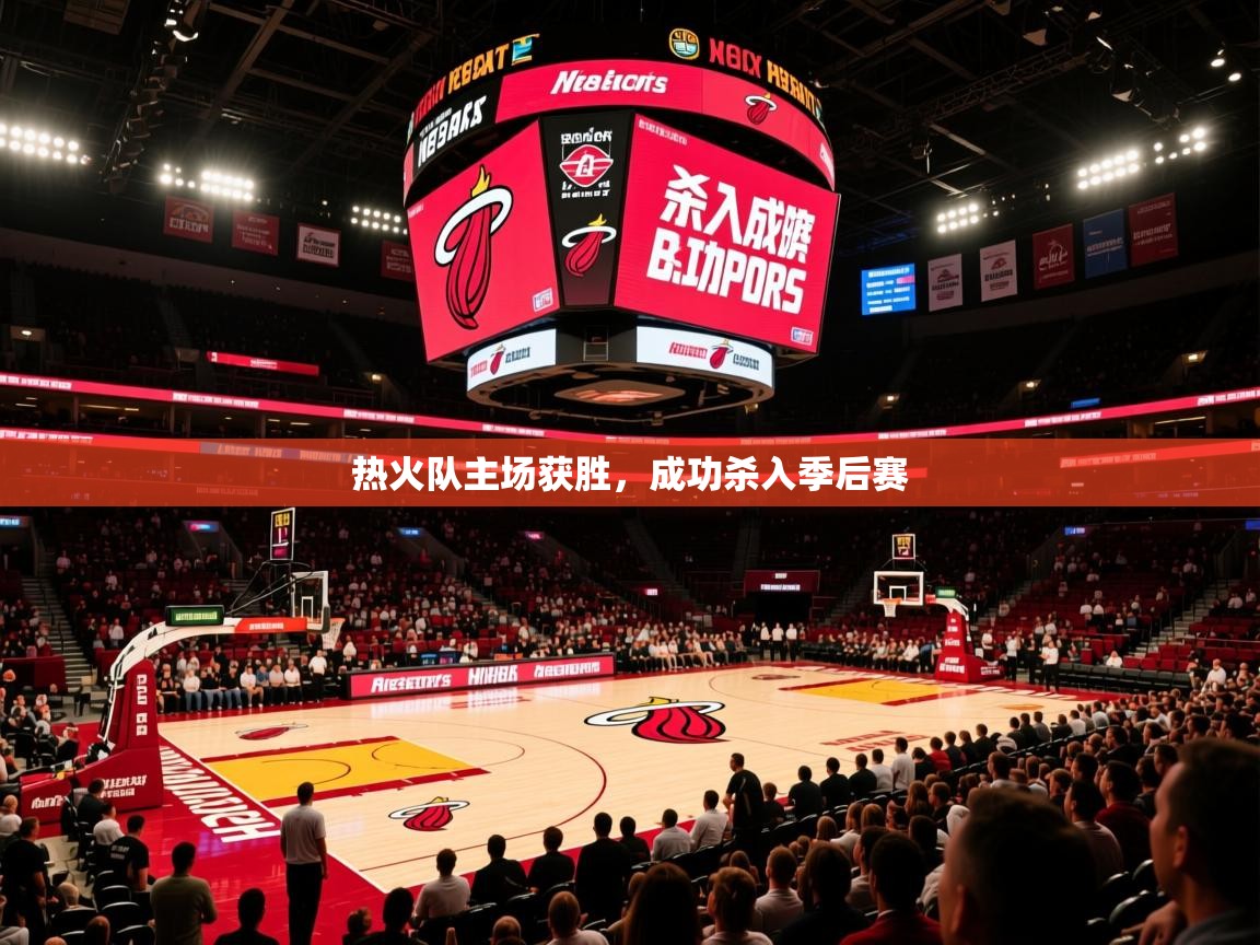 2025热火队主场获胜，成功杀入季后赛  第4张